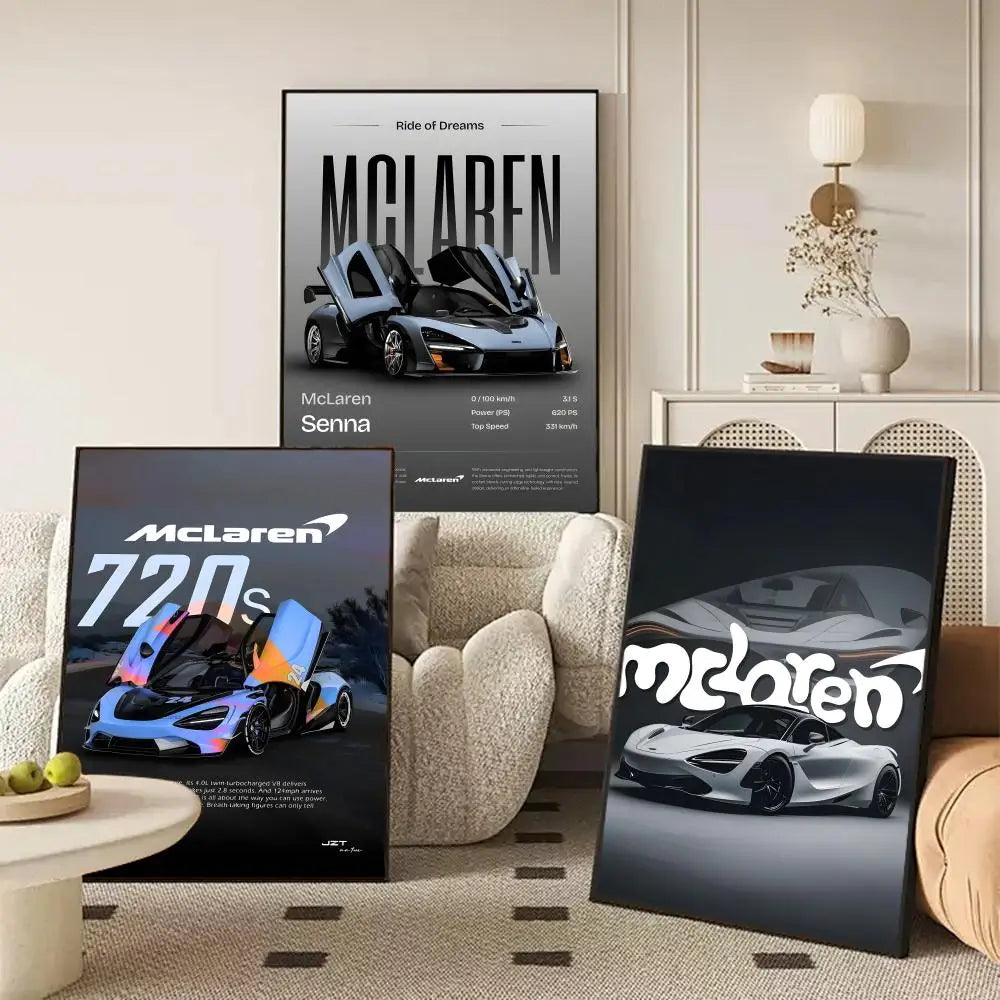Supercar M-McLaren-ES Cool Poster Perfect Sticker