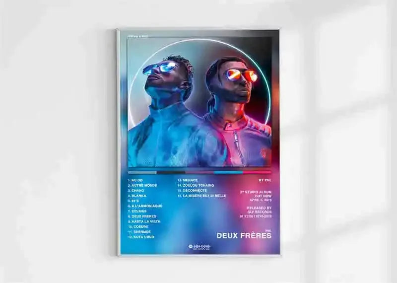 French Rap Pop Music Album Poster