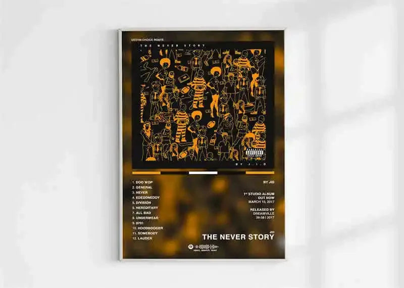 French Rap Pop Music Album Poster