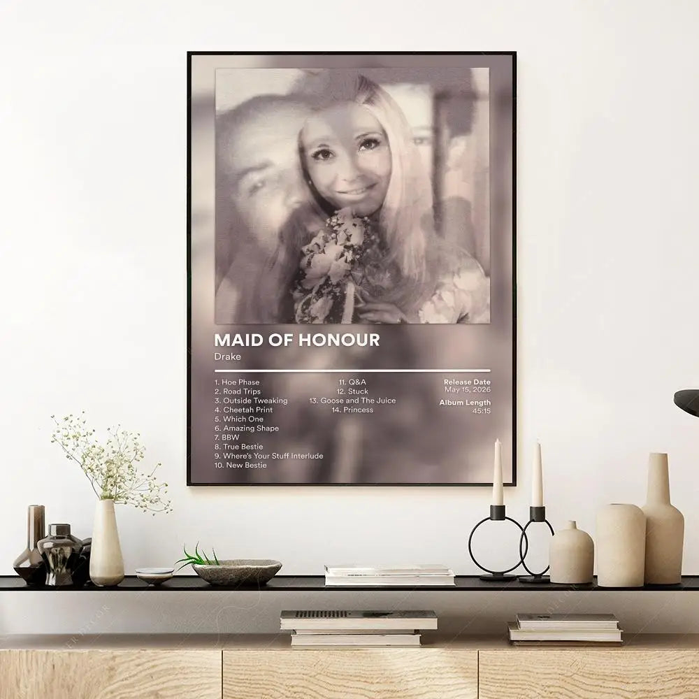 Pop Rap Singer-Drake Music Album Poster