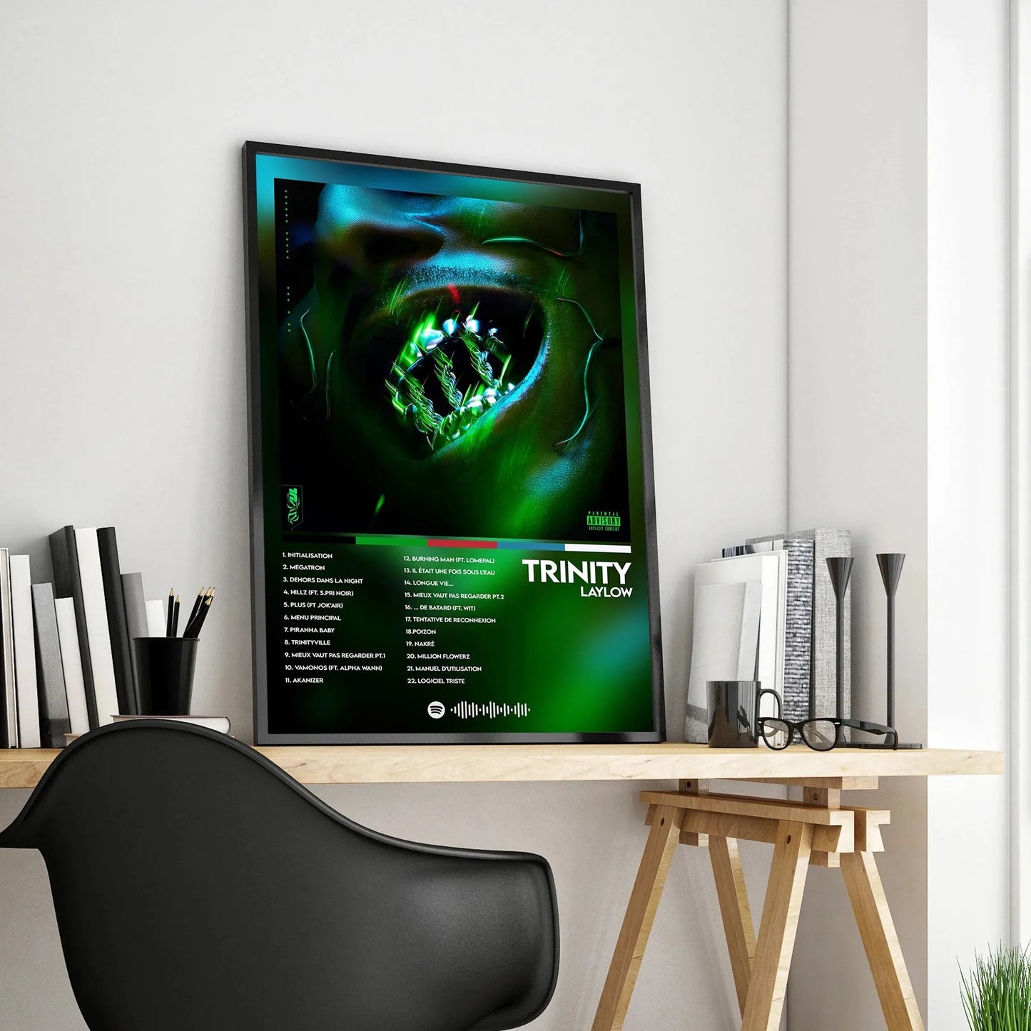 French Rap Pop Music Album Poster