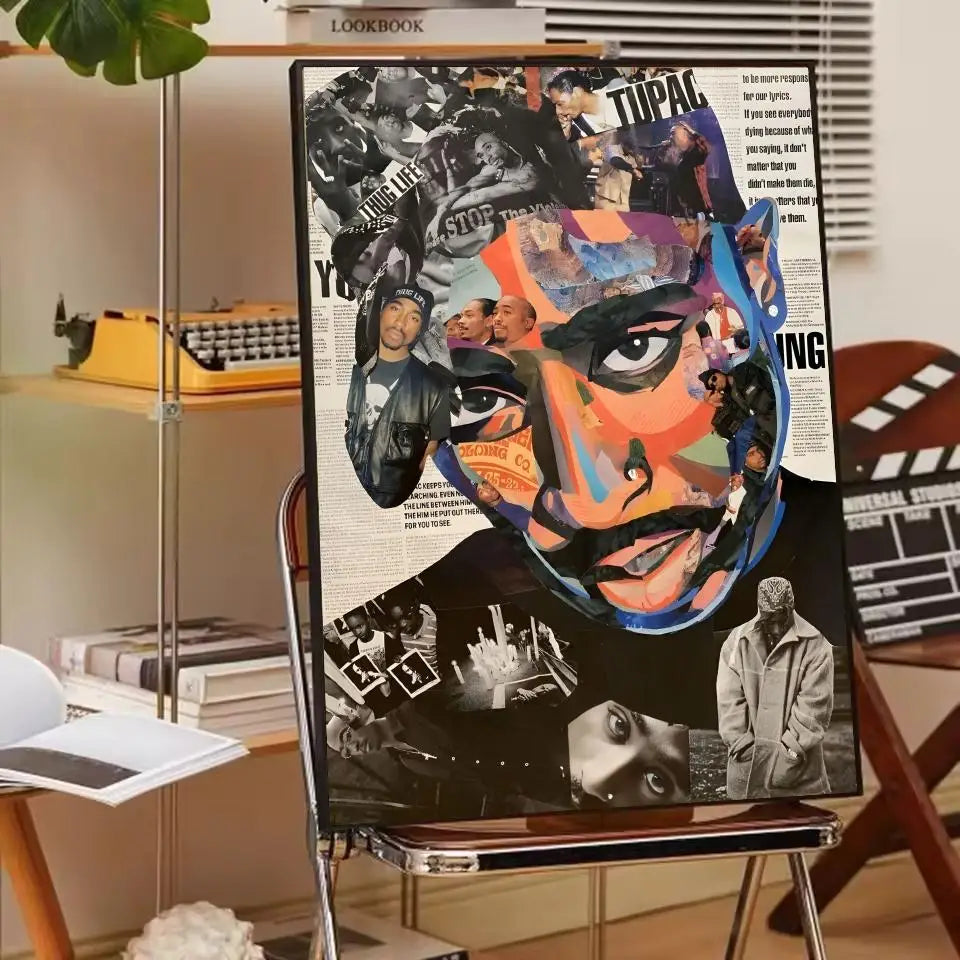 Rapper 2Pac T-Tupac S-Shakur Poster