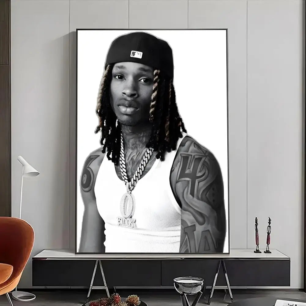 Rapper King Von Poster