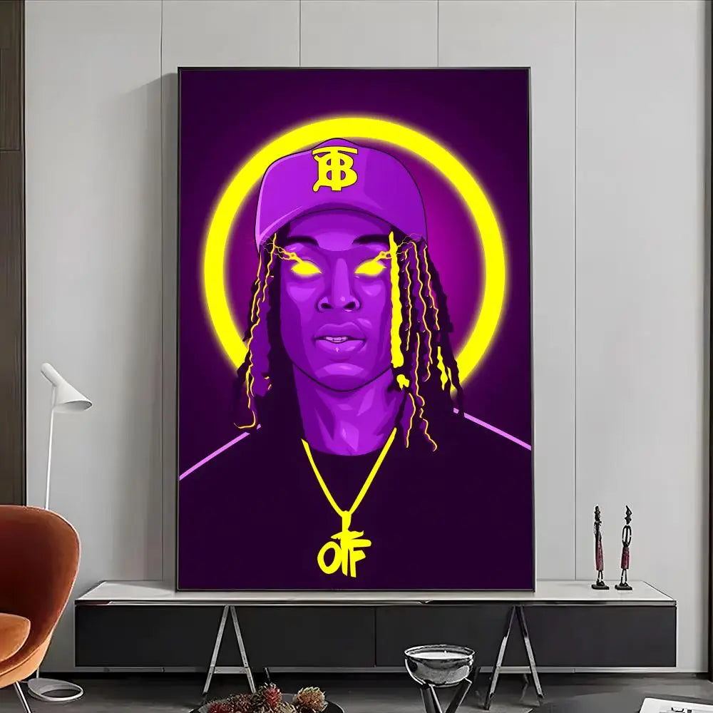 Rapper King Von Poster