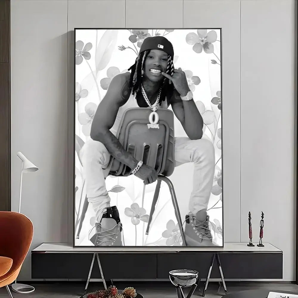 Rapper King Von Poster