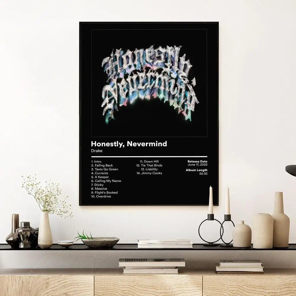 Pop Rap Singer-Drake Music Album Poster
