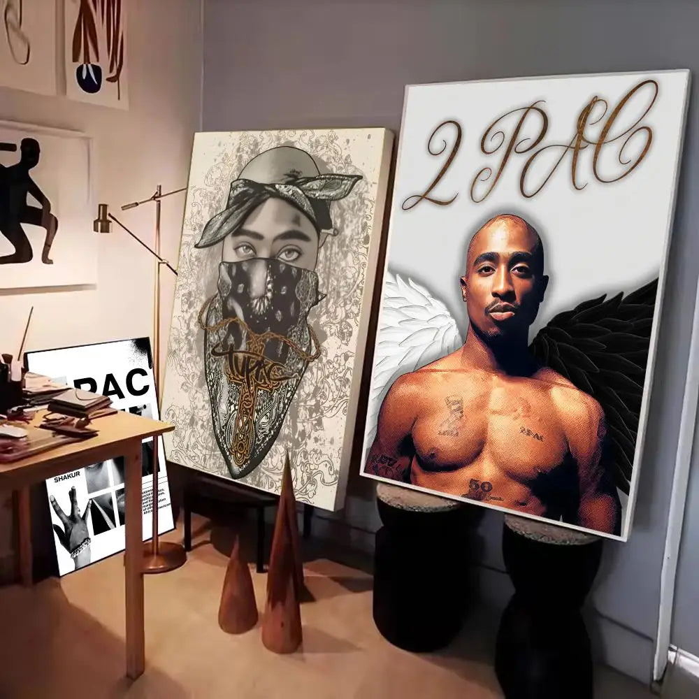 Rapper 2Pac T-Tupac S-Shakur Poster