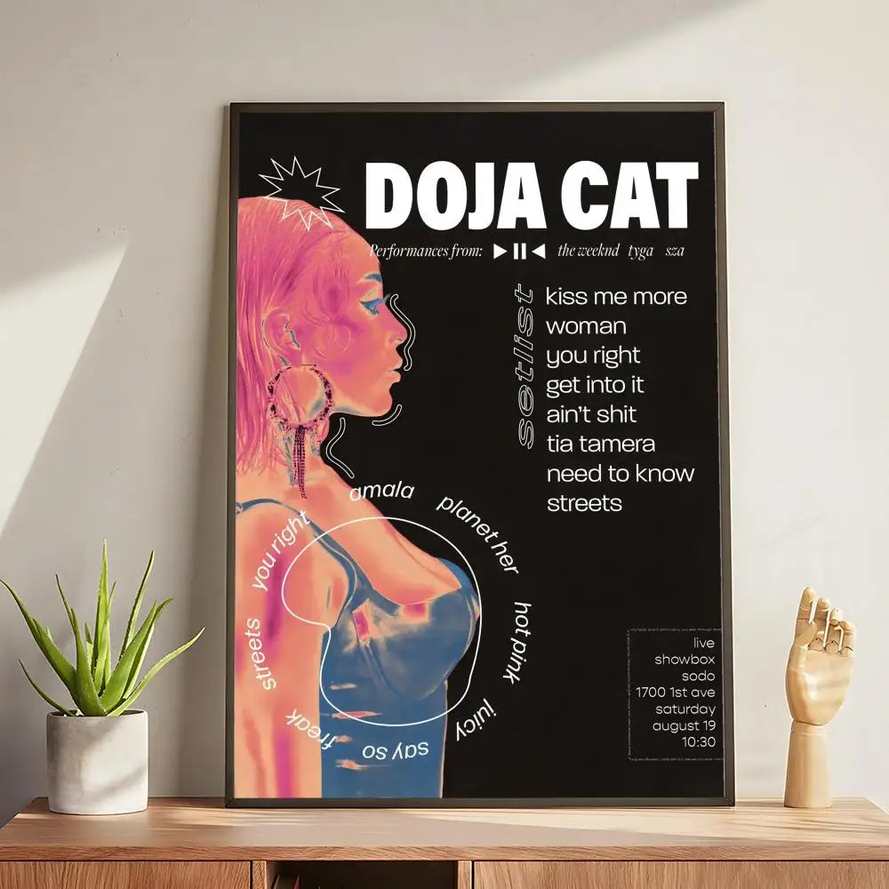 Rapper D-Doja Cat Poster