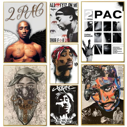 Rapper 2Pac T-Tupac S-Shakur Poster