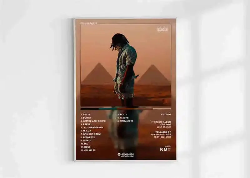 French Rap Pop Music Album Poster