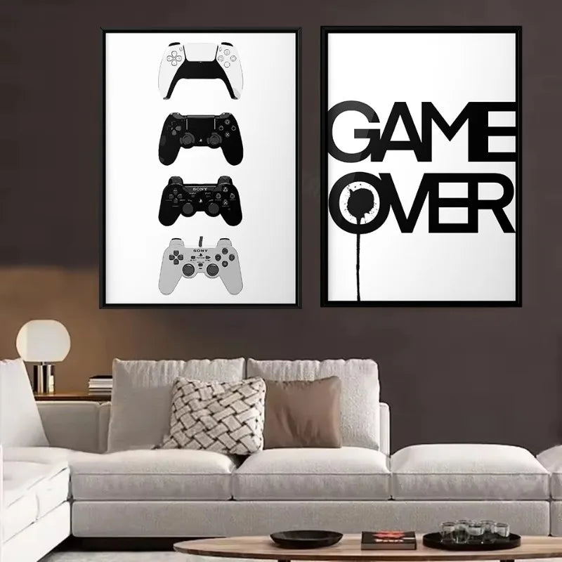 Modern Gaming Sign Quotation Poster