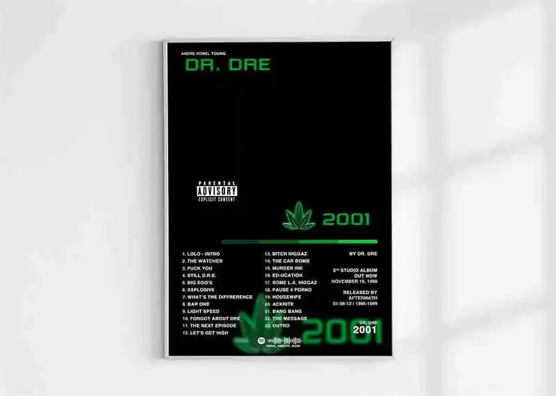 French Rap Pop Music Album Poster