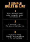 Motivational Quotes Success Poster Lion Mindset