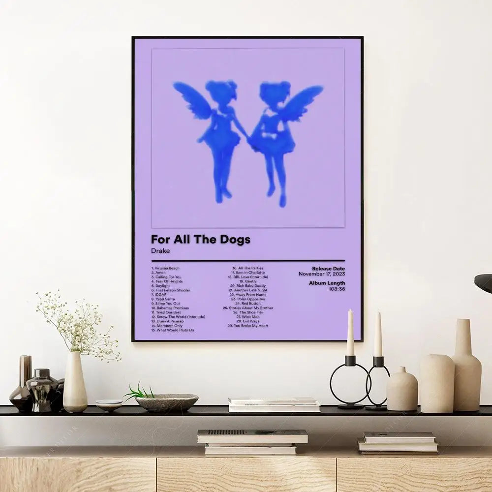 Pop Rap Singer-Drake Music Album Poster