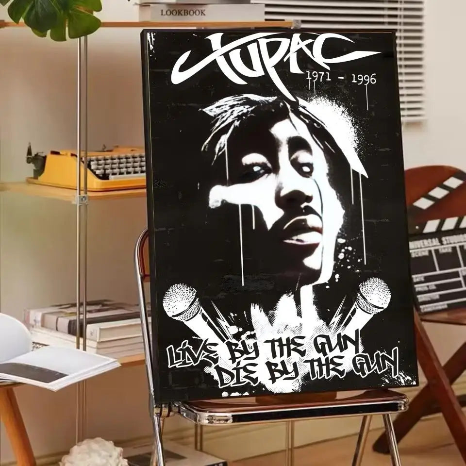 Rapper 2Pac T-Tupac S-Shakur Poster