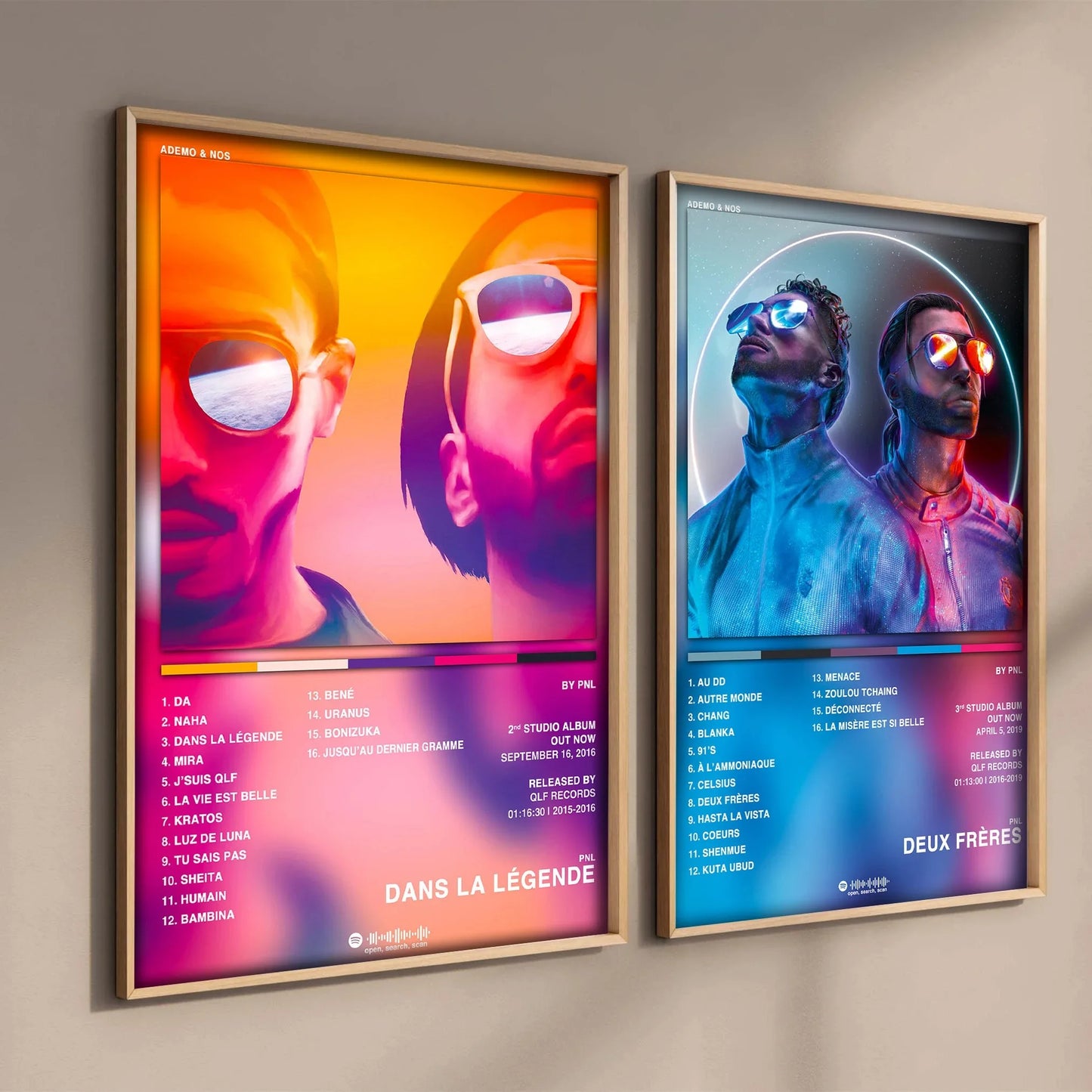 French Rap Pop Music Album Poster