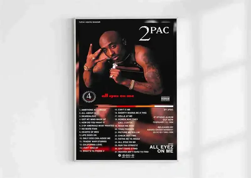 French Rap Pop Music Album Poster