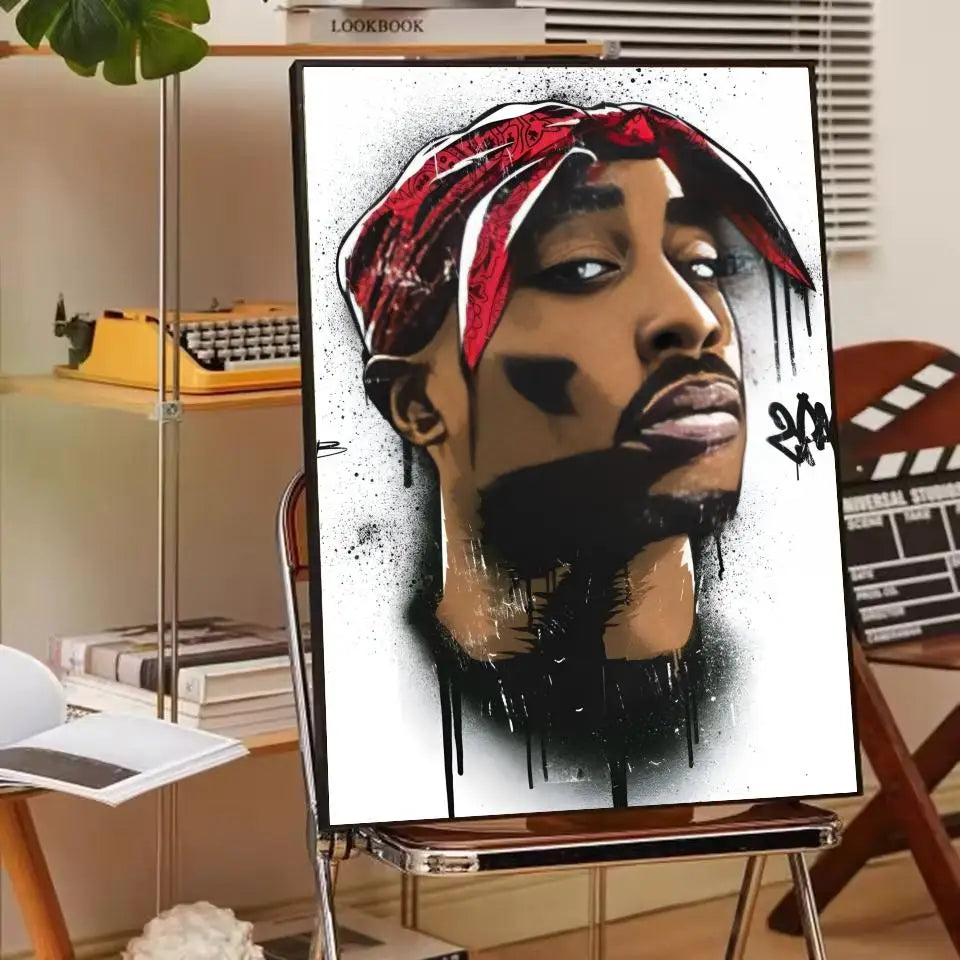Rapper 2Pac T-Tupac S-Shakur Poster