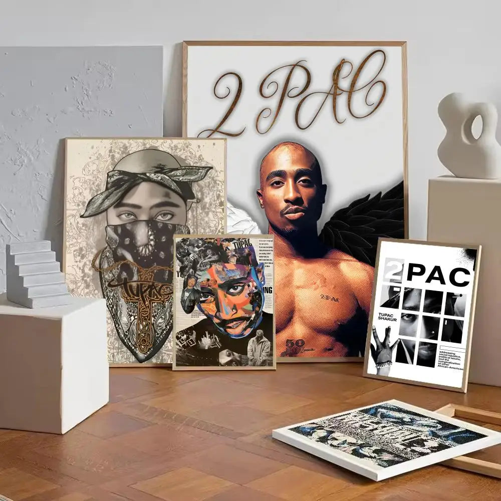 Rapper 2Pac T-Tupac S-Shakur Poster