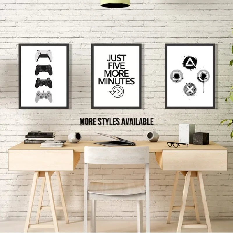 Modern Gaming Sign Quotation Poster