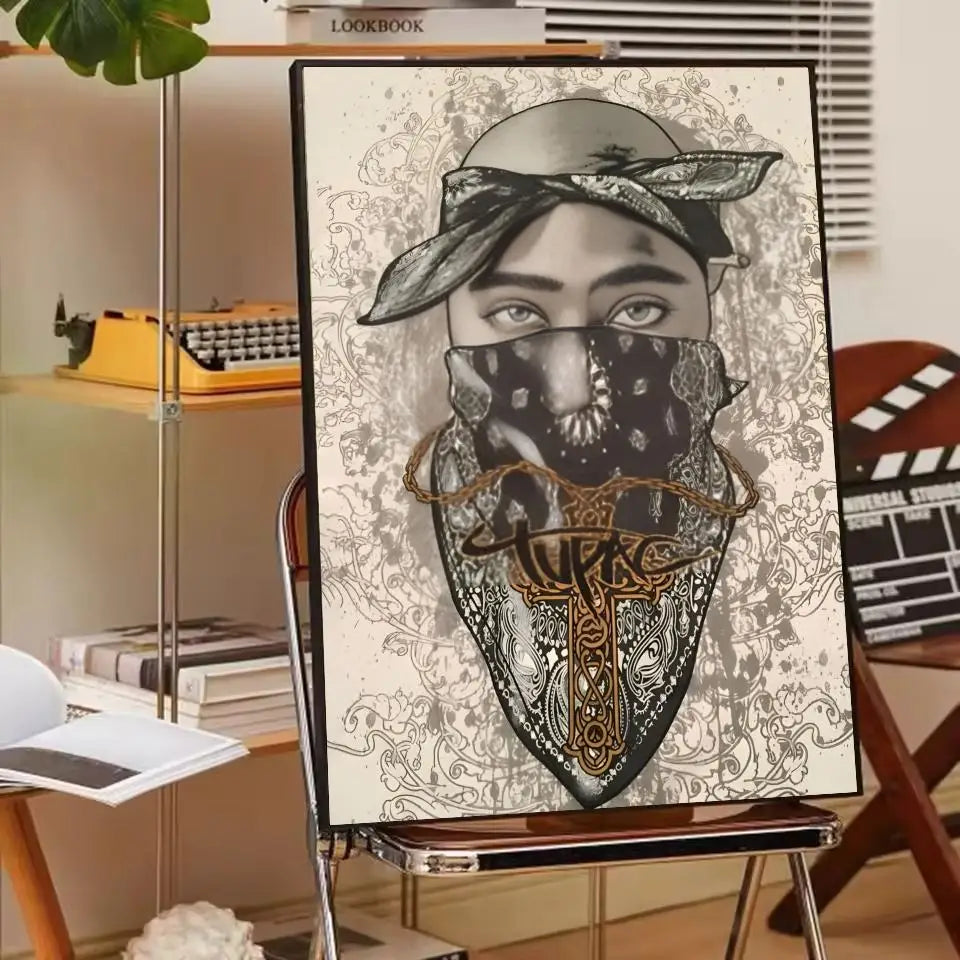 Rapper 2Pac T-Tupac S-Shakur Poster