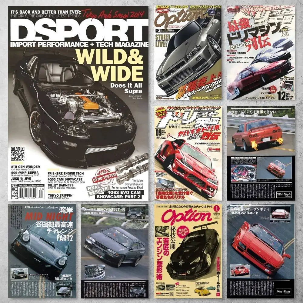 Retro Japanese Cars GTR JDM Racing Magazine