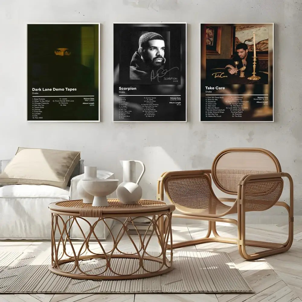 Pop Rap Singer-Drake Music Album Poster