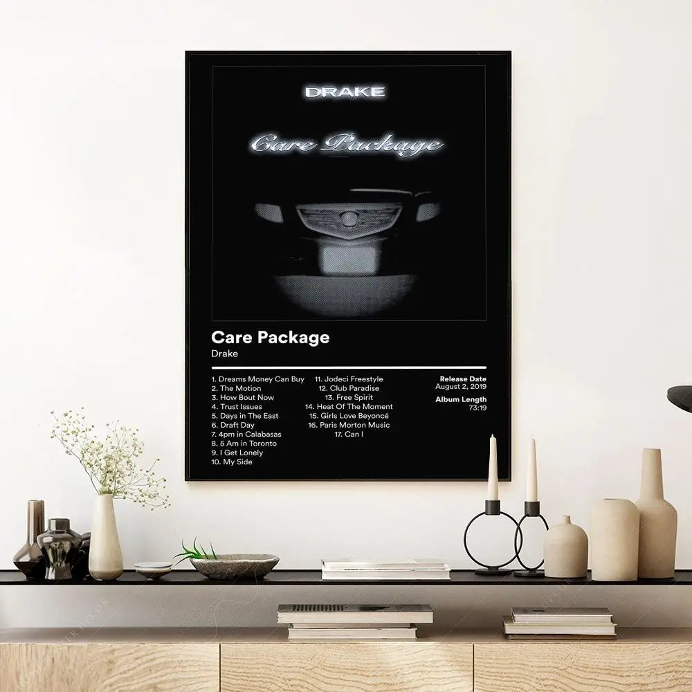 Pop Rap Singer-Drake Music Album Poster