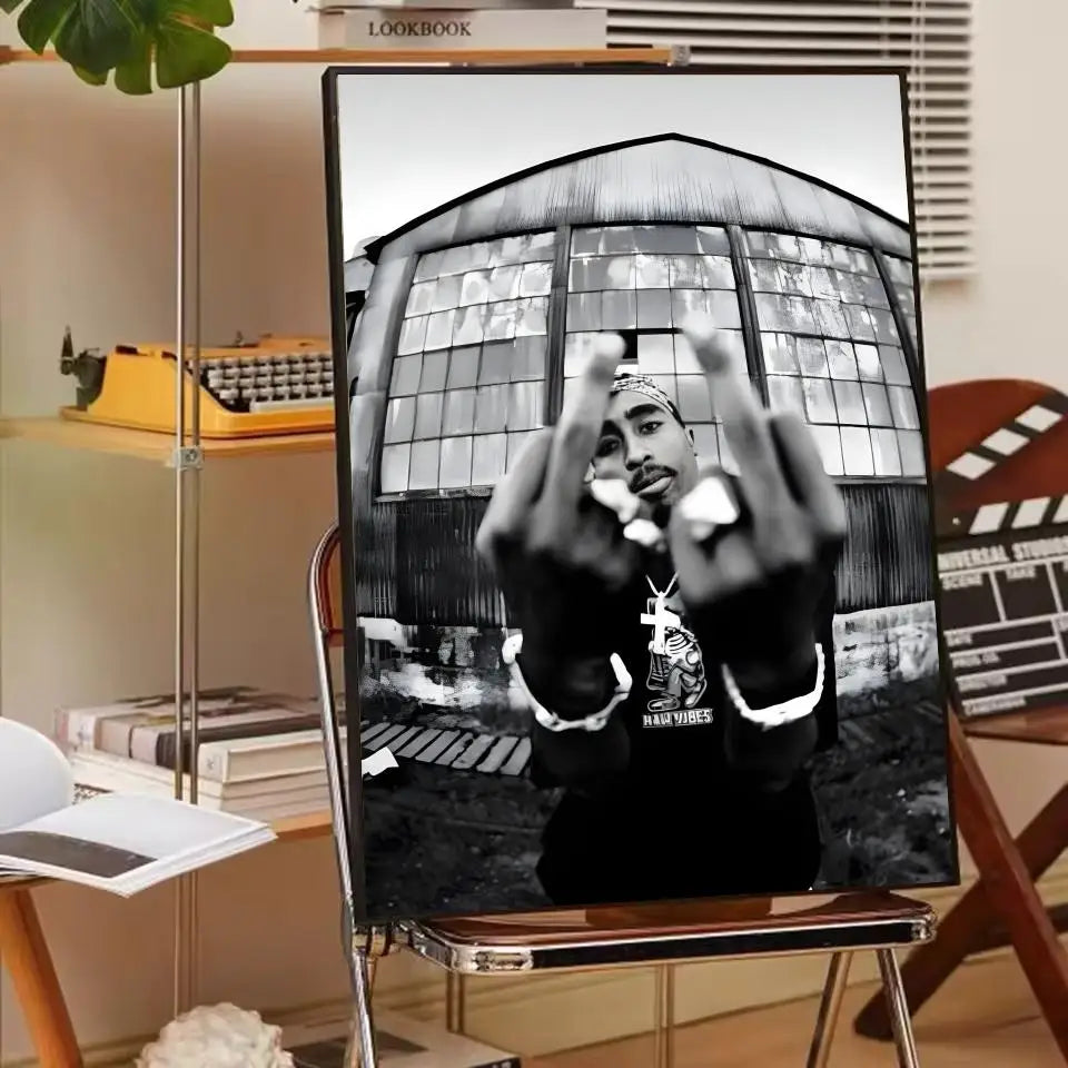 Rapper 2Pac T-Tupac S-Shakur Poster