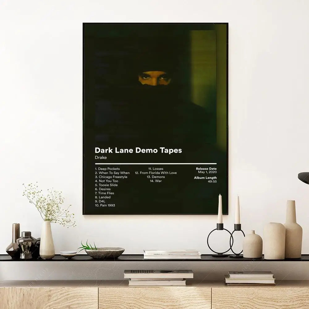 Pop Rap Singer-Drake Music Album Poster