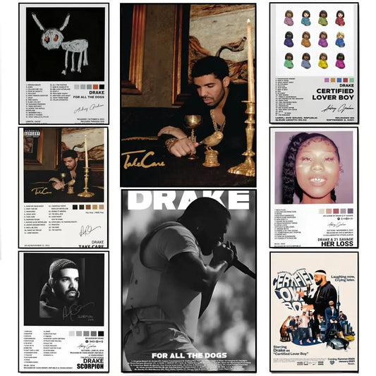 Rapper D-Drake Vintage Poster