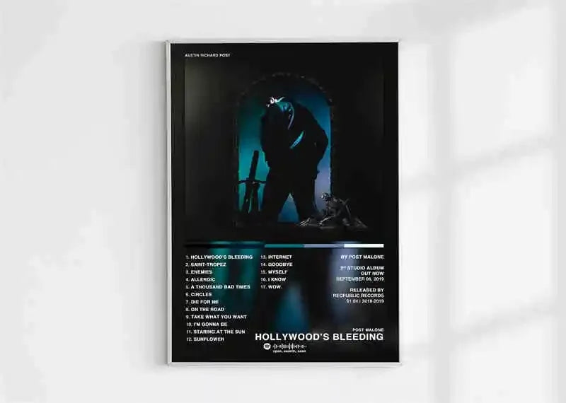 French Rap Pop Music Album Poster