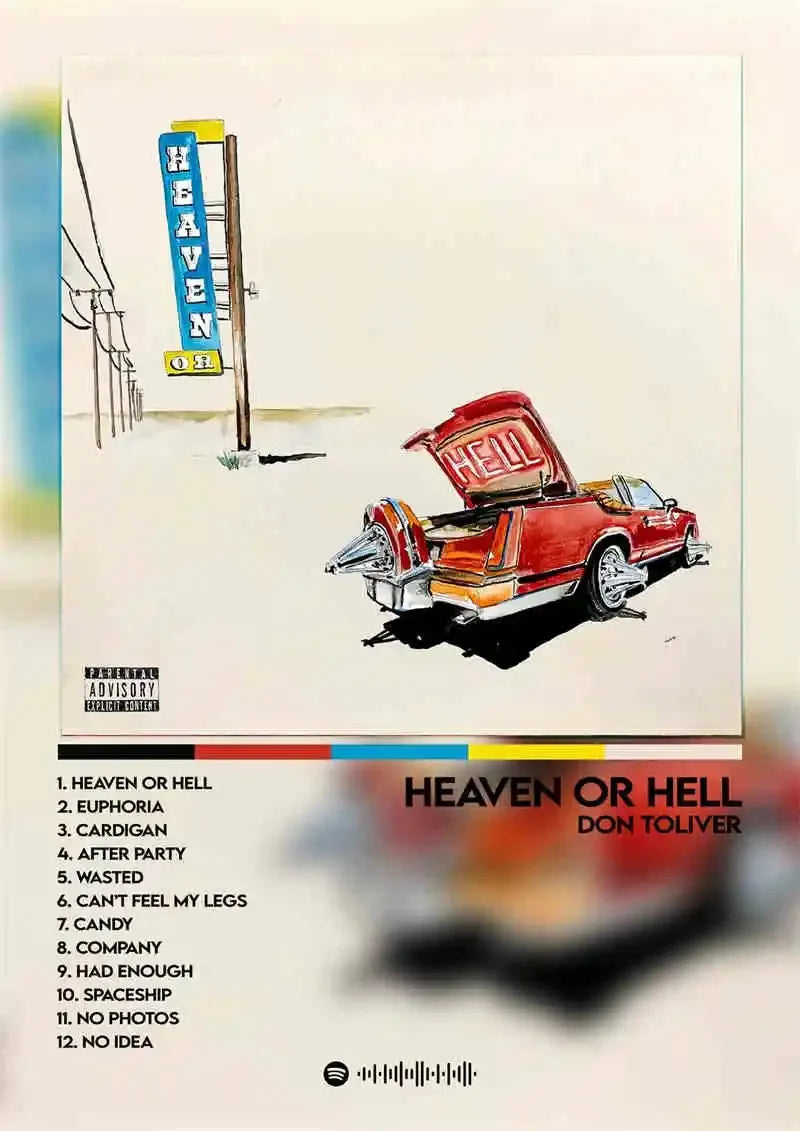 French Rap Pop Music Album Poster