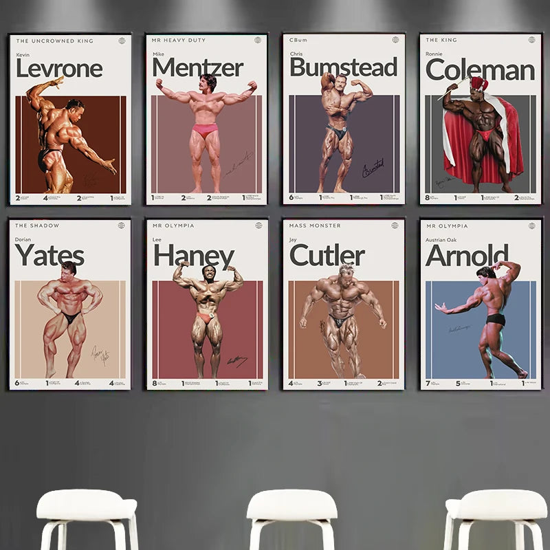 Poster Bumstead Coleman Mr Olympia Art Prints Gym