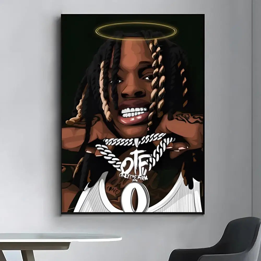 Rapper King Von Poster