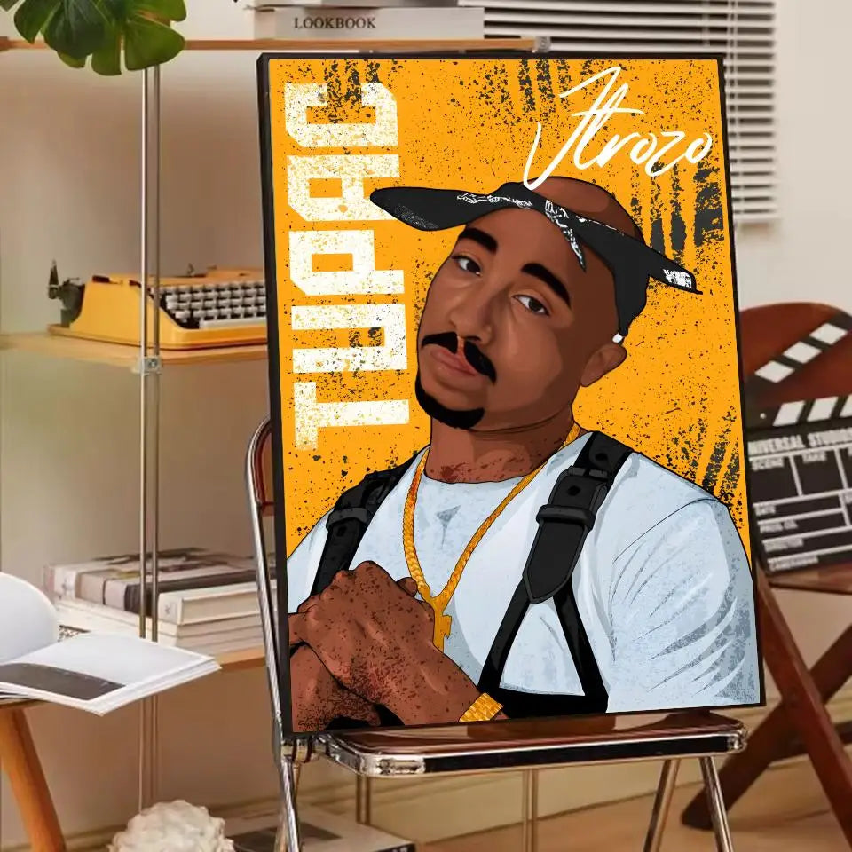 Rapper 2Pac T-Tupac S-Shakur Poster