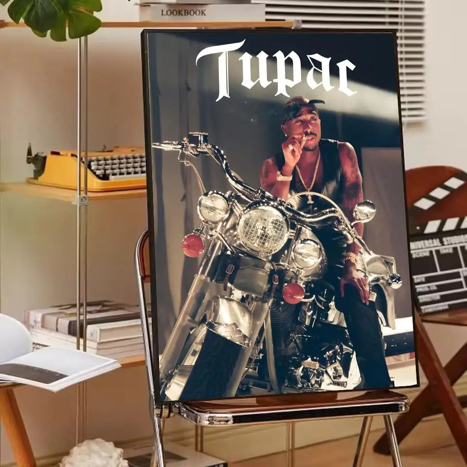 Rapper 2Pac T-Tupac S-Shakur Poster