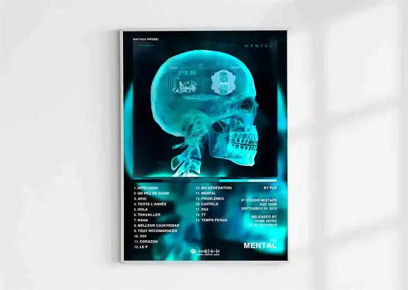 French Rap Pop Music Album Poster