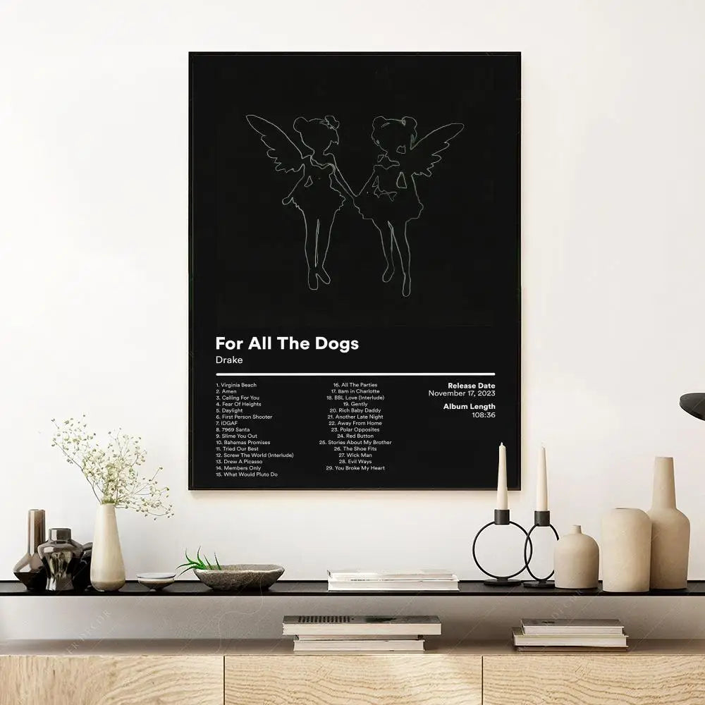 Pop Rap Singer-Drake Music Album Poster