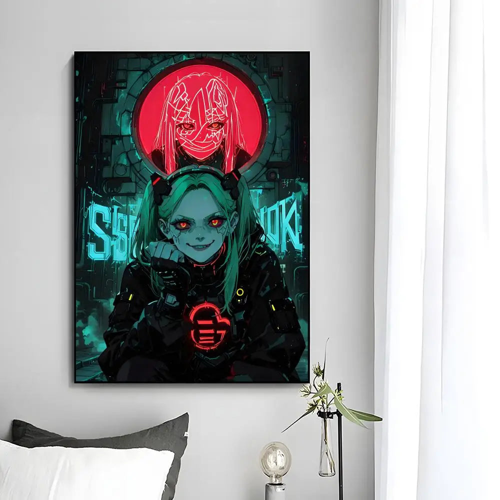 C-Cyberpunk G-Girl Cool Poster