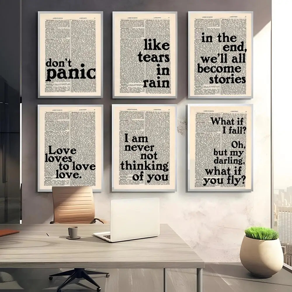 Motivational Quotes Success Poster Stickers Mural Painting
