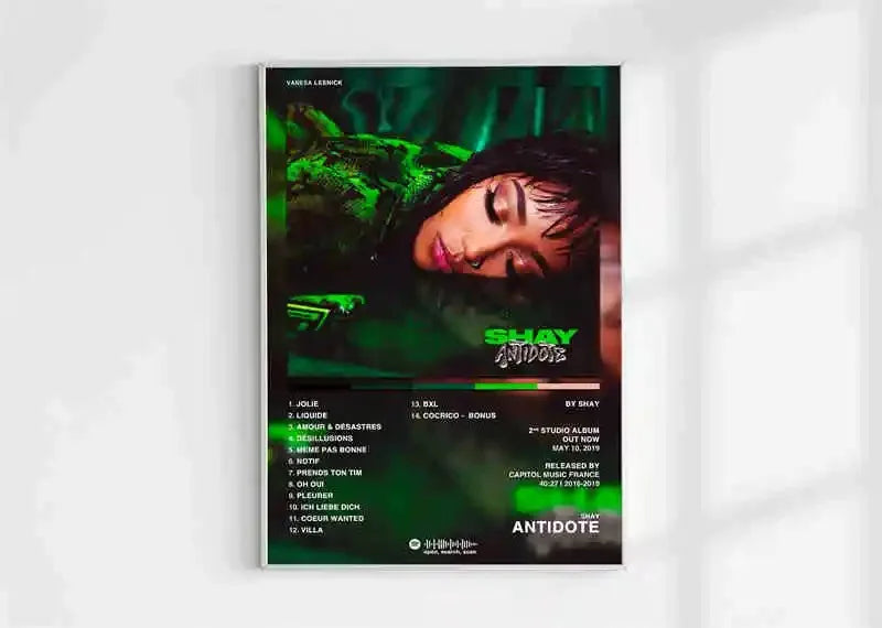 French Rap Pop Music Album Poster