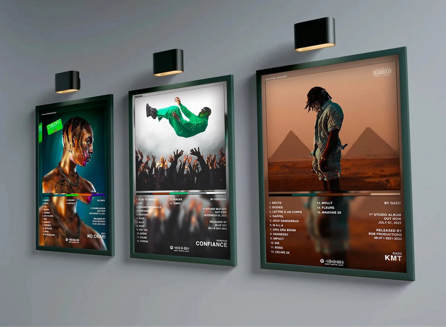 French Rap Pop Music Album Poster