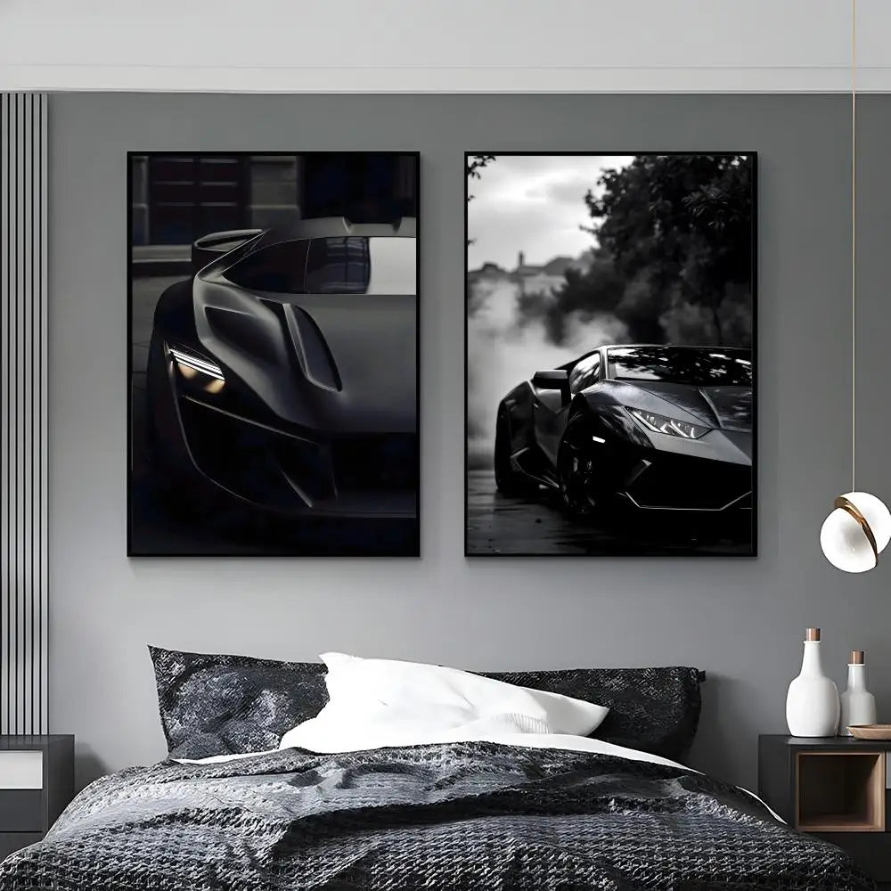 Pattern German Luxury Sports Car Poster HD art