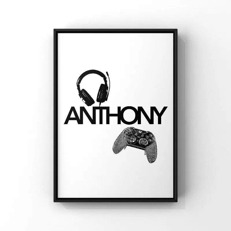 Modern Gaming Sign Quotation Poster