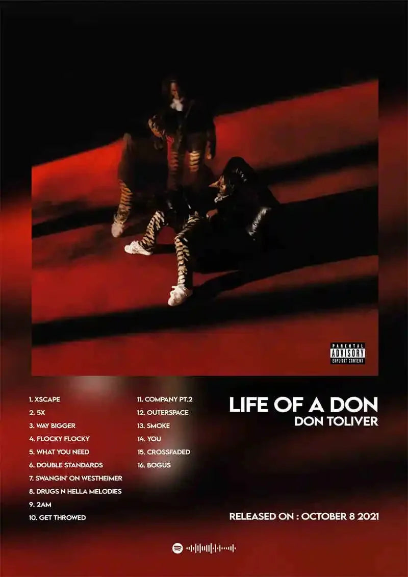 French Rap Pop Music Album Poster