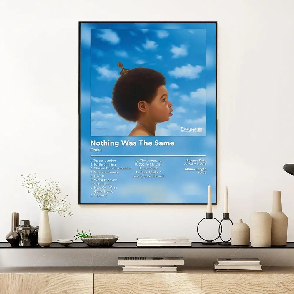 Pop Rap Singer-Drake Music Album Poster