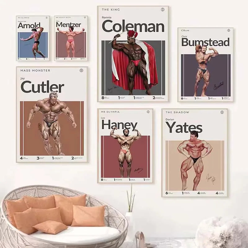 Poster Bumstead Coleman Mr Olympia Art Prints Gym