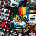 Cool Car JDM Posters Cartoon Sticker