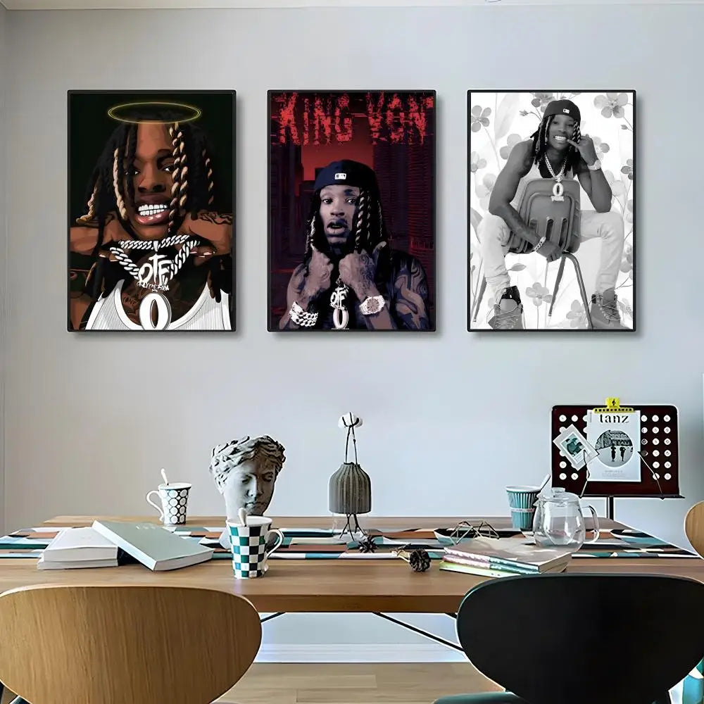 Rapper King Von Poster